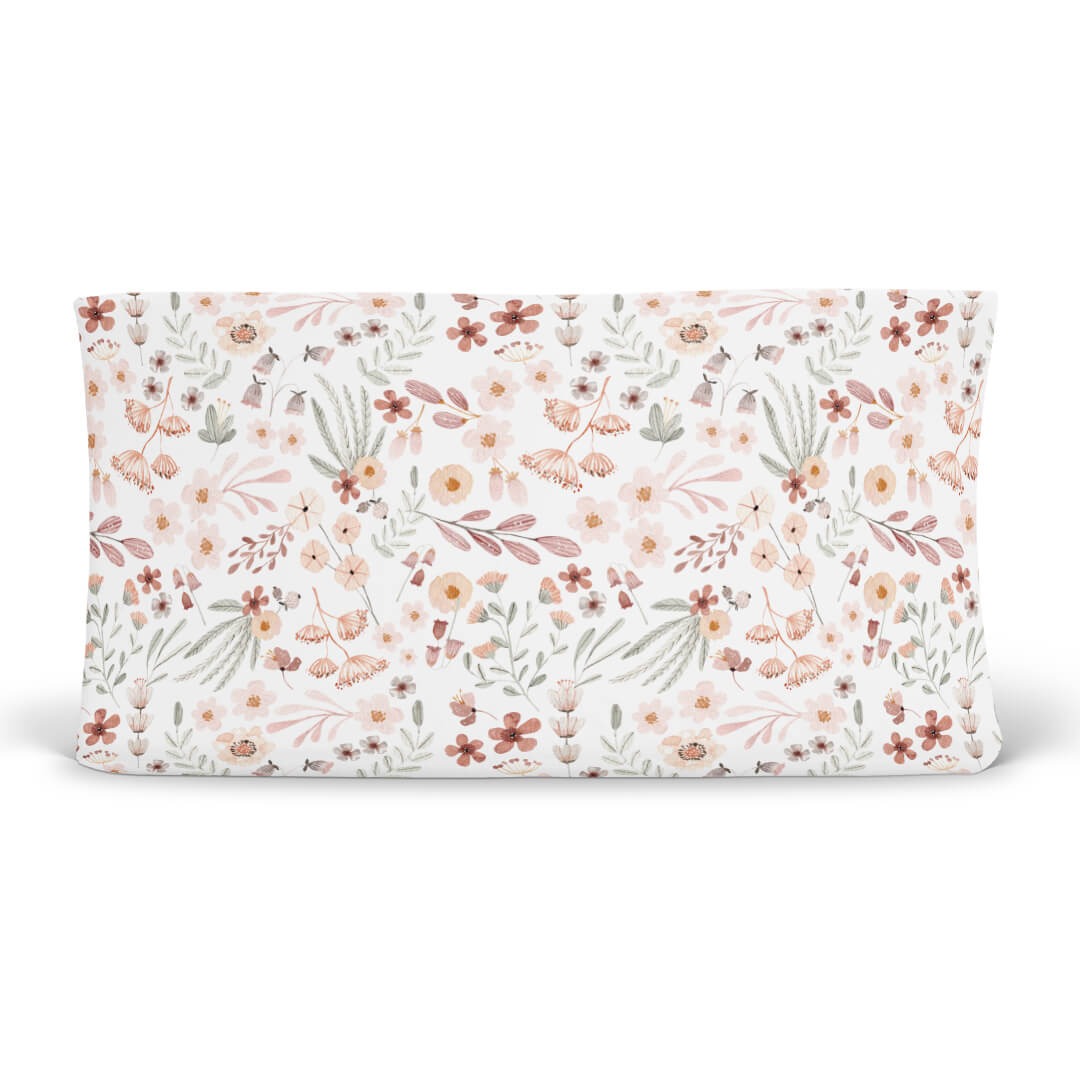 Wren's Wildflower Changing Pad Cover