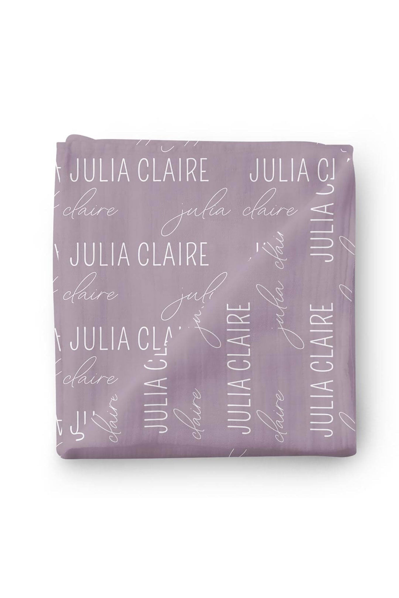 Personalized Baby Name Swaddle Blanket