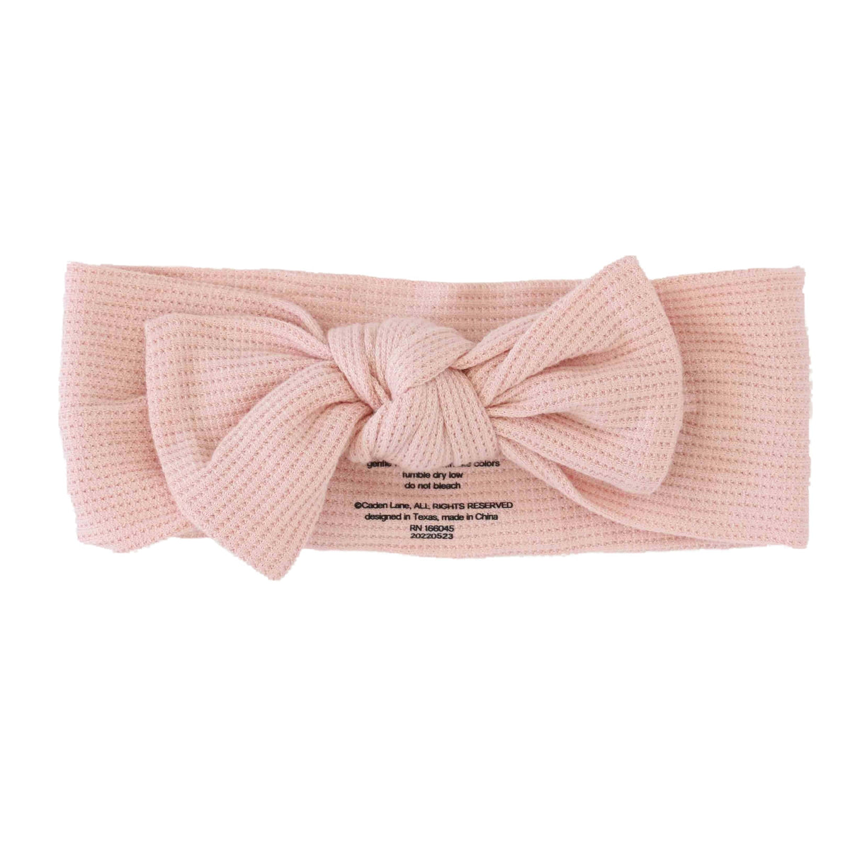 Bamboo Waffle Knit Large Bow Headwraps