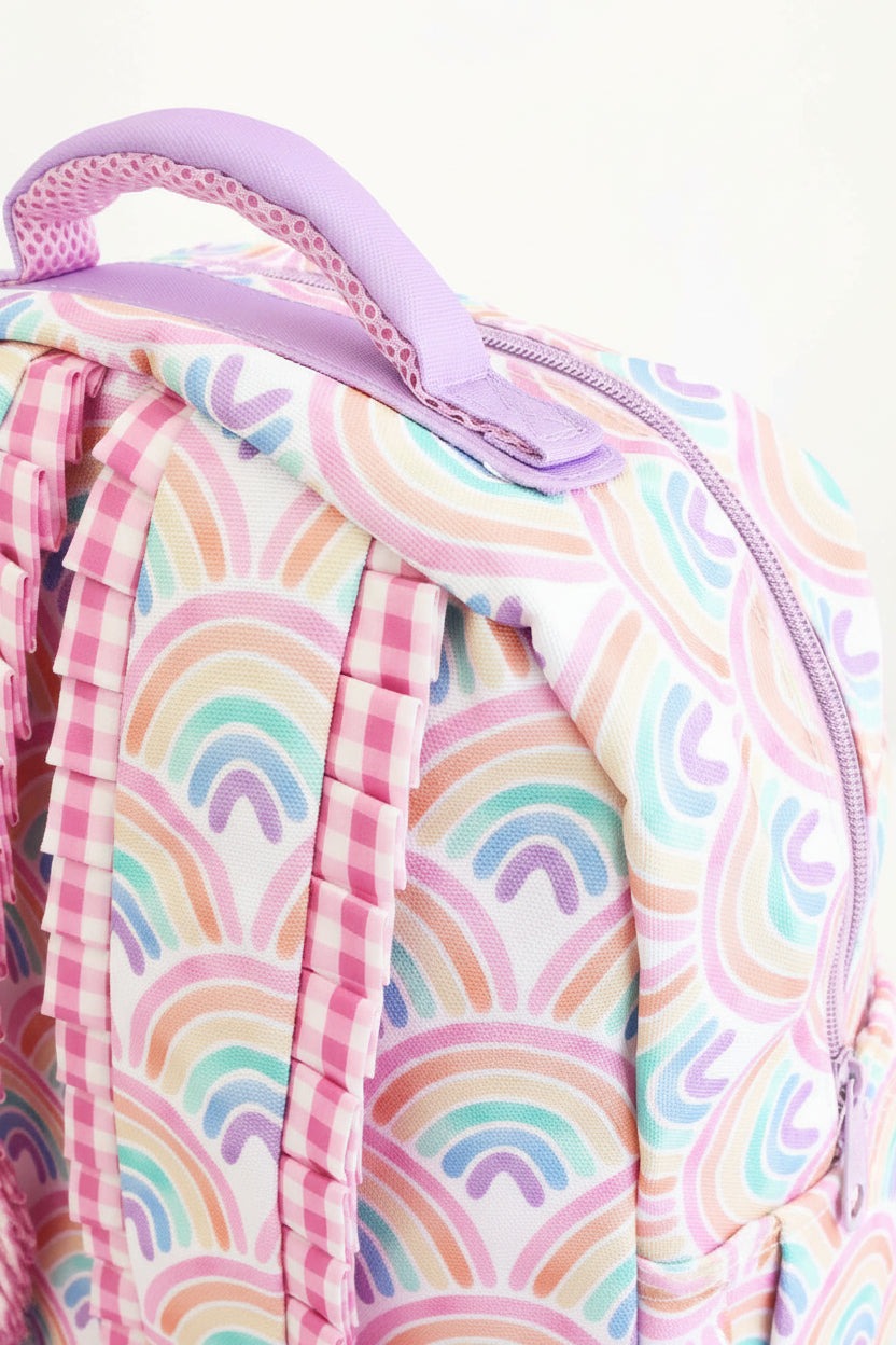 Kids Embroidered Ruffle Backpack | Day Dream
