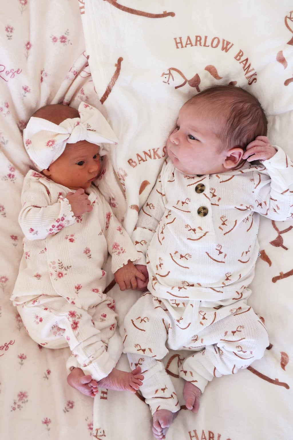 Precious Posies Personalized Kids Blanket