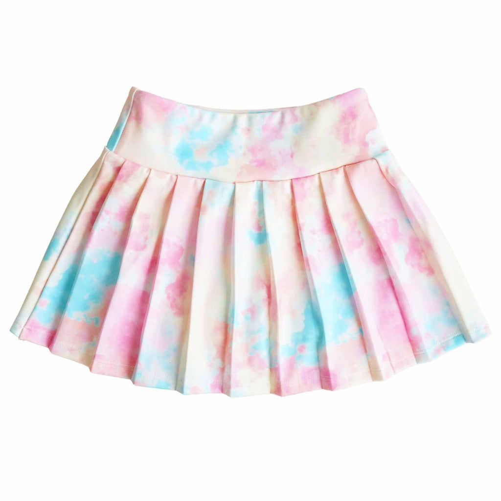 Kids CloudActiveTM Athletic Pleated Skirt | Candy Clouds