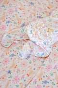 Ruffle Bamboo Zipper Footie | Loosey Goose