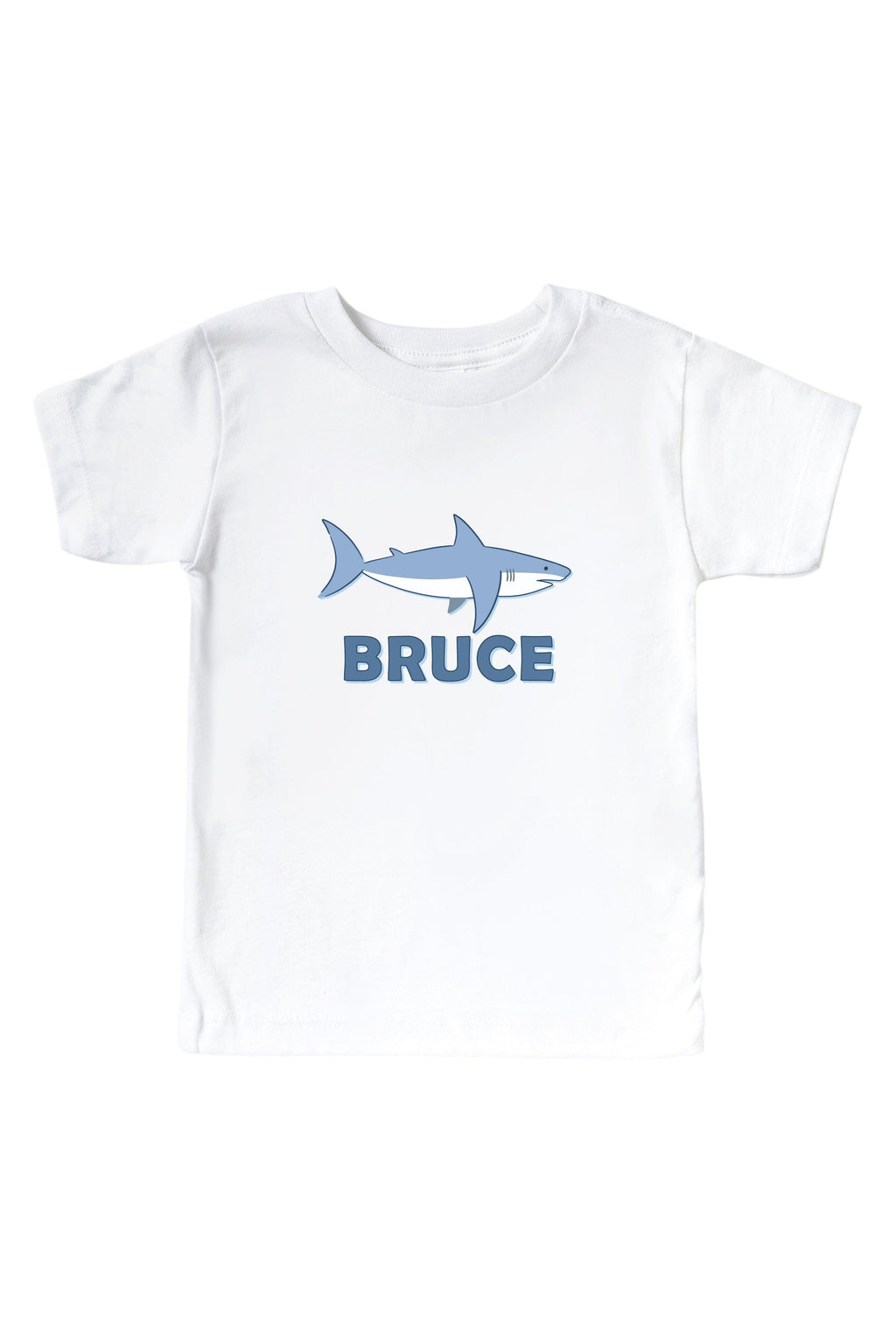 Personalized Fin Friends Graphic Bodysuit & Kids Tee | White