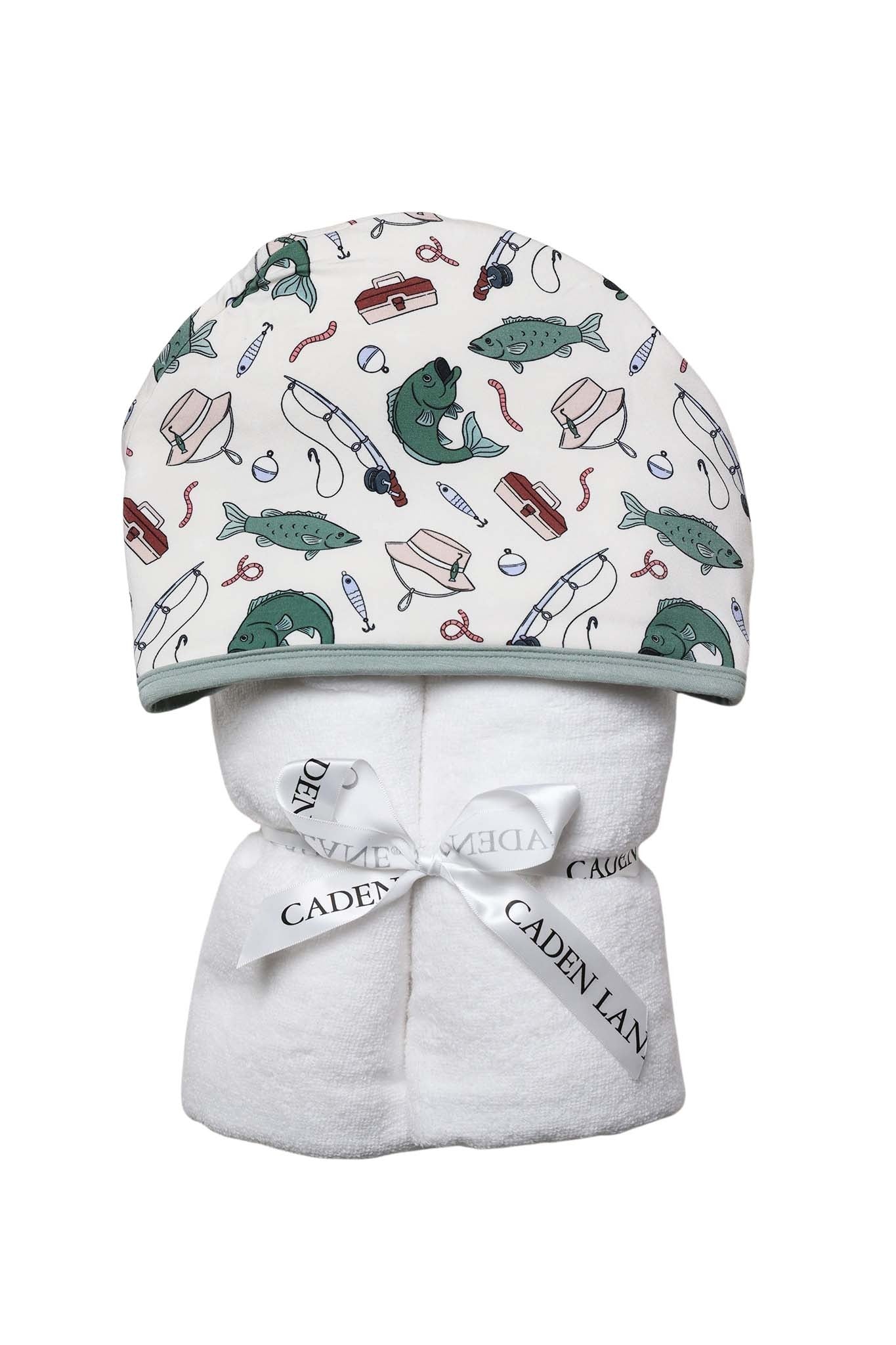 Embroidered Bamboo Hooded Towel | Off the Hook