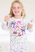 Colorable Two Piece Bamboo Pajama Set | Material Girl