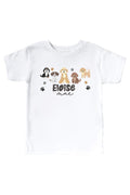 Personalized Puppy Pals Kids Graphic Tee | White