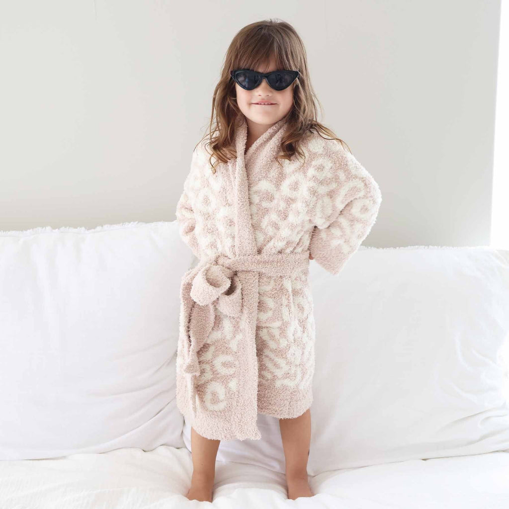CuddleLaneTM Kids Robe | Leopard