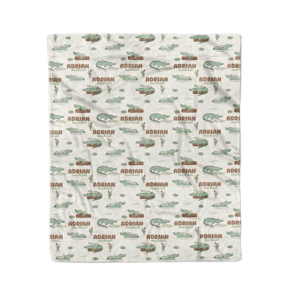 Later Gator Personalized Kids Blanket