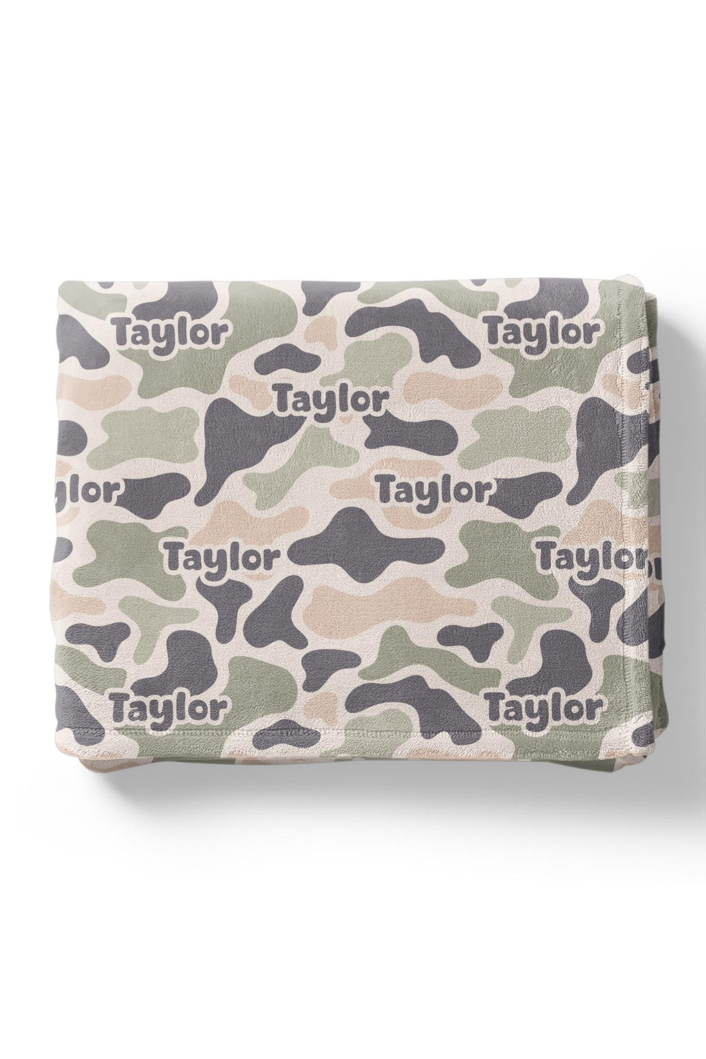 Personalized Kids Blanket | Camo Cutie