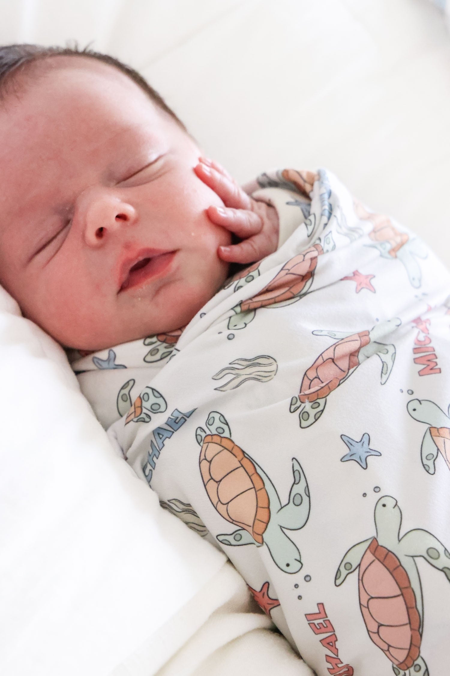 Personalized Swaddle Blanket | Turtley Rad