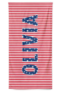 Personalized Kids Beach Towel | Stars & Stripes Party