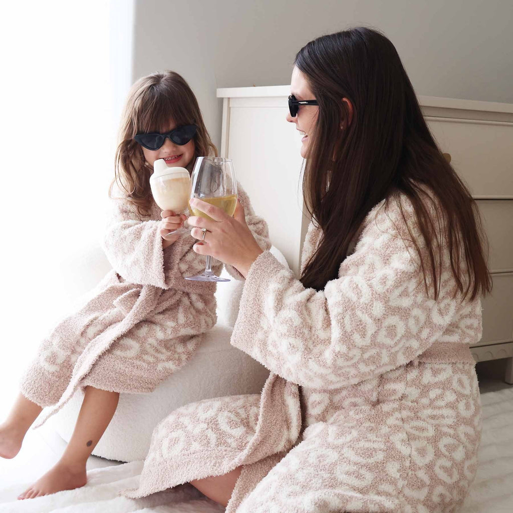 CuddleLaneTM Kids Robe | Leopard