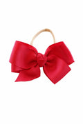 Ribbon Bow Headband | Candy Red