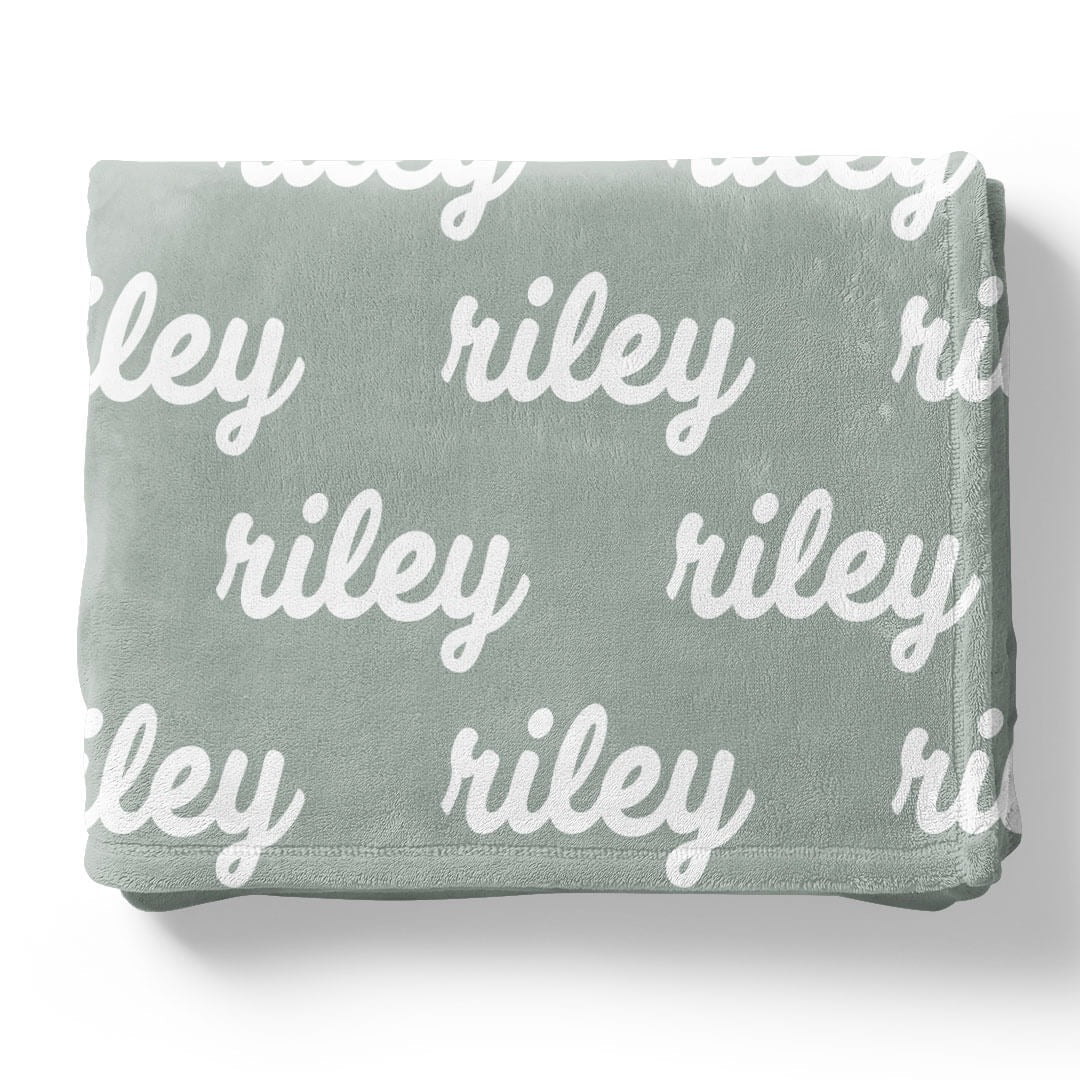 Botanicals Personalized Color Blanket