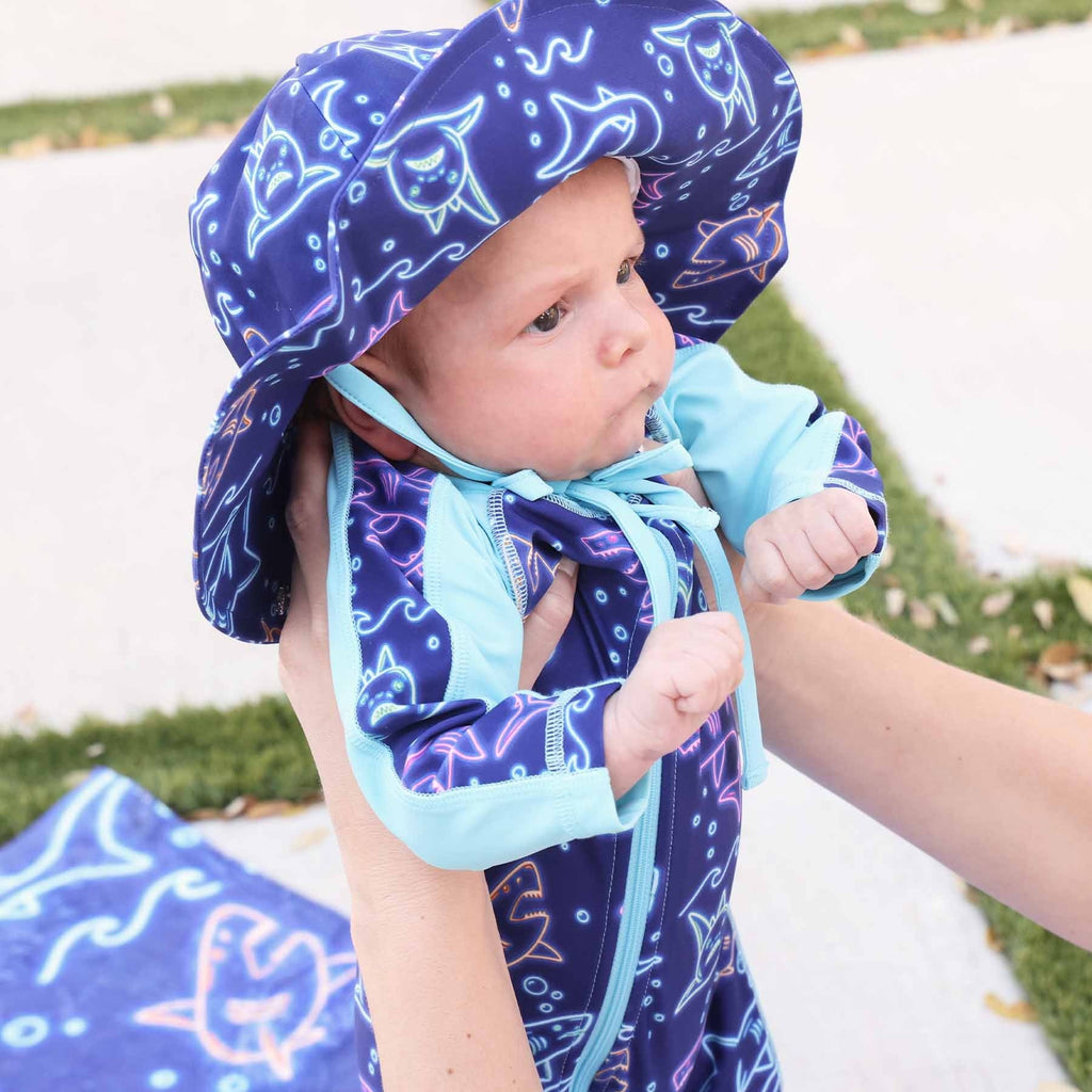 Printed Sun Hat | Glow Fins