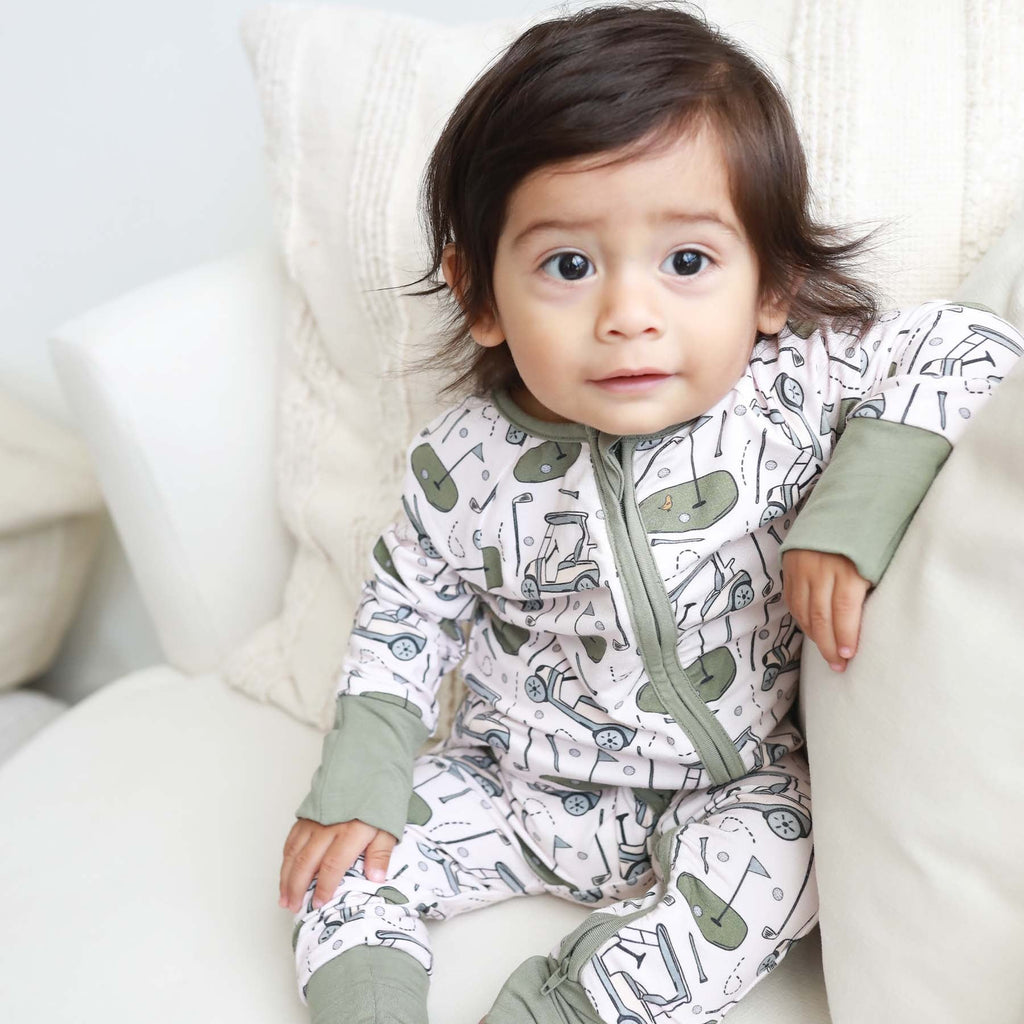 Tee Time Convertible Zip Romper