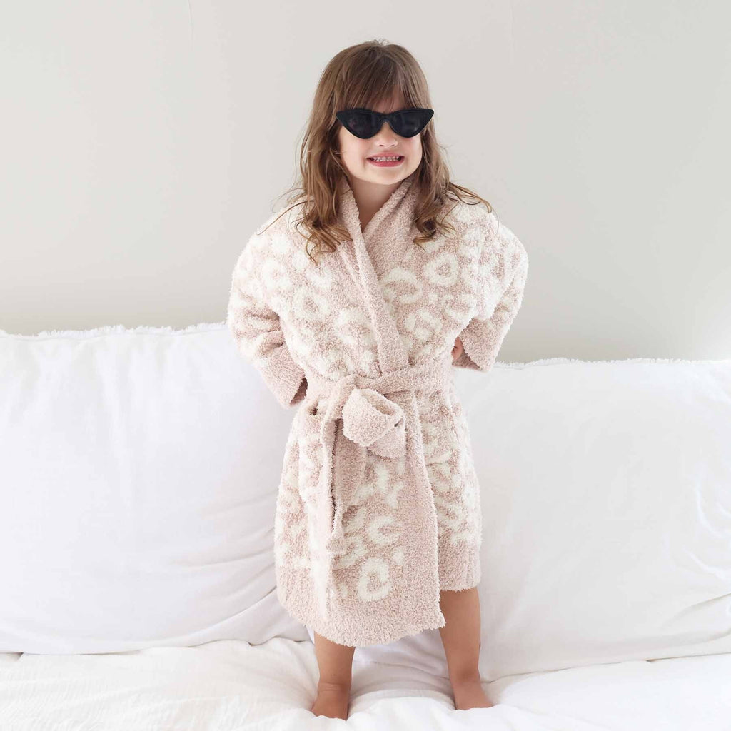 CuddleLaneTM Kids Robe | Leopard