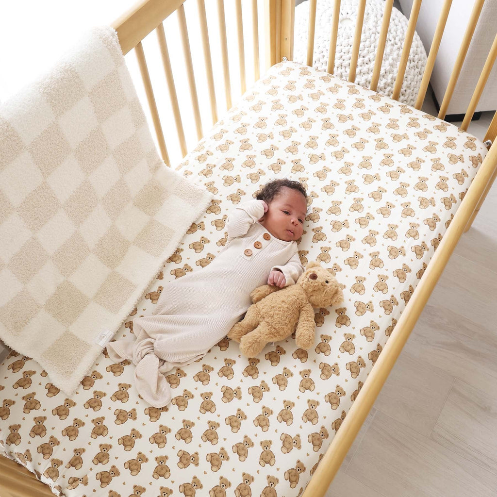 Beary Sweet Crib Sheet