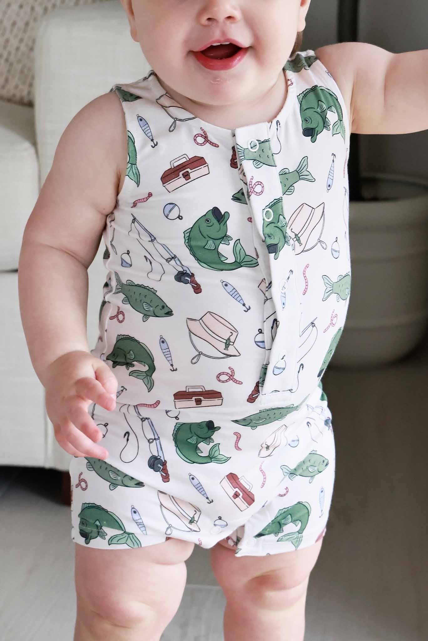 Sleeveless Snap Romper | Off the Hook