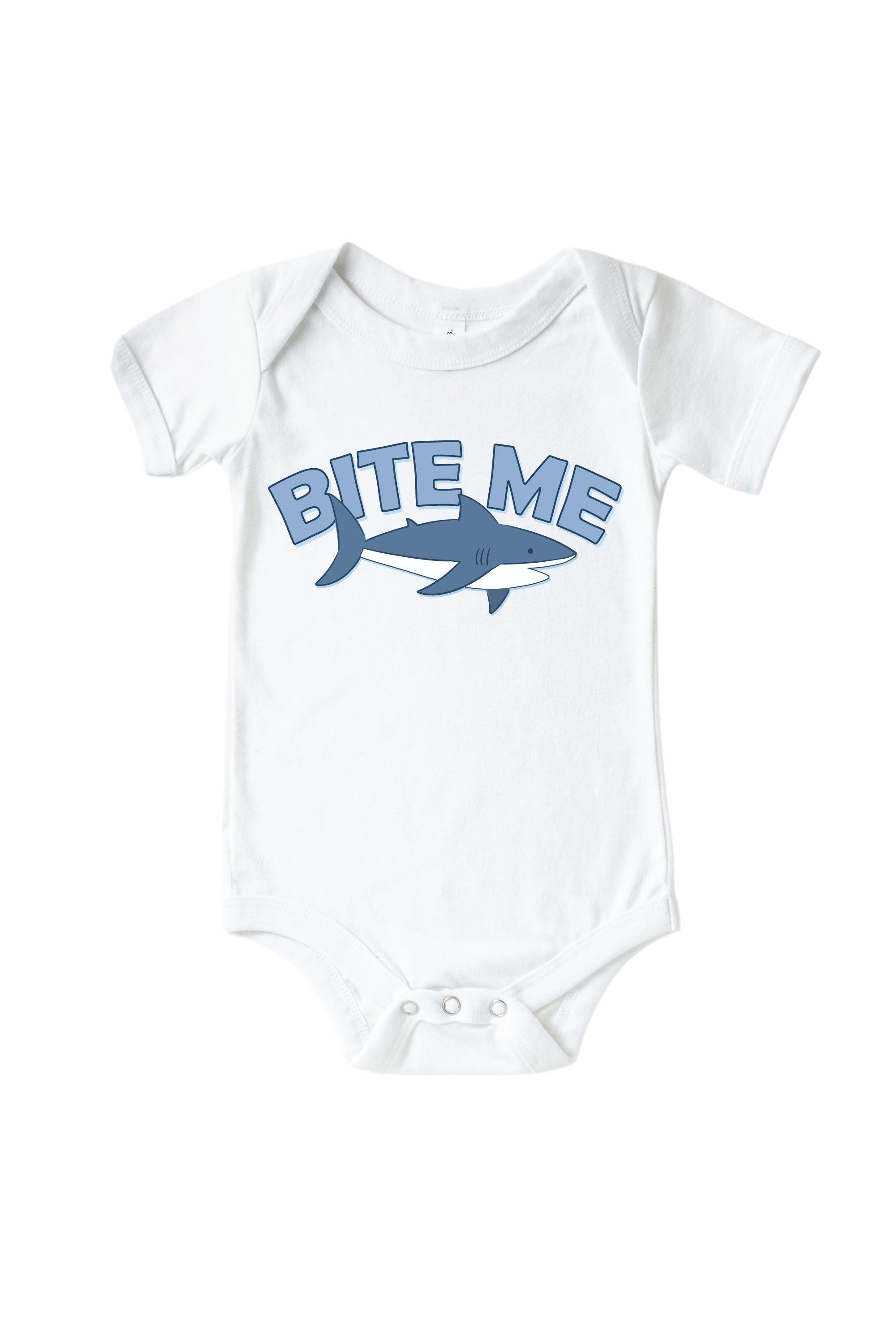 Jawsome Graphic Bodysuit & Kids Tee | White