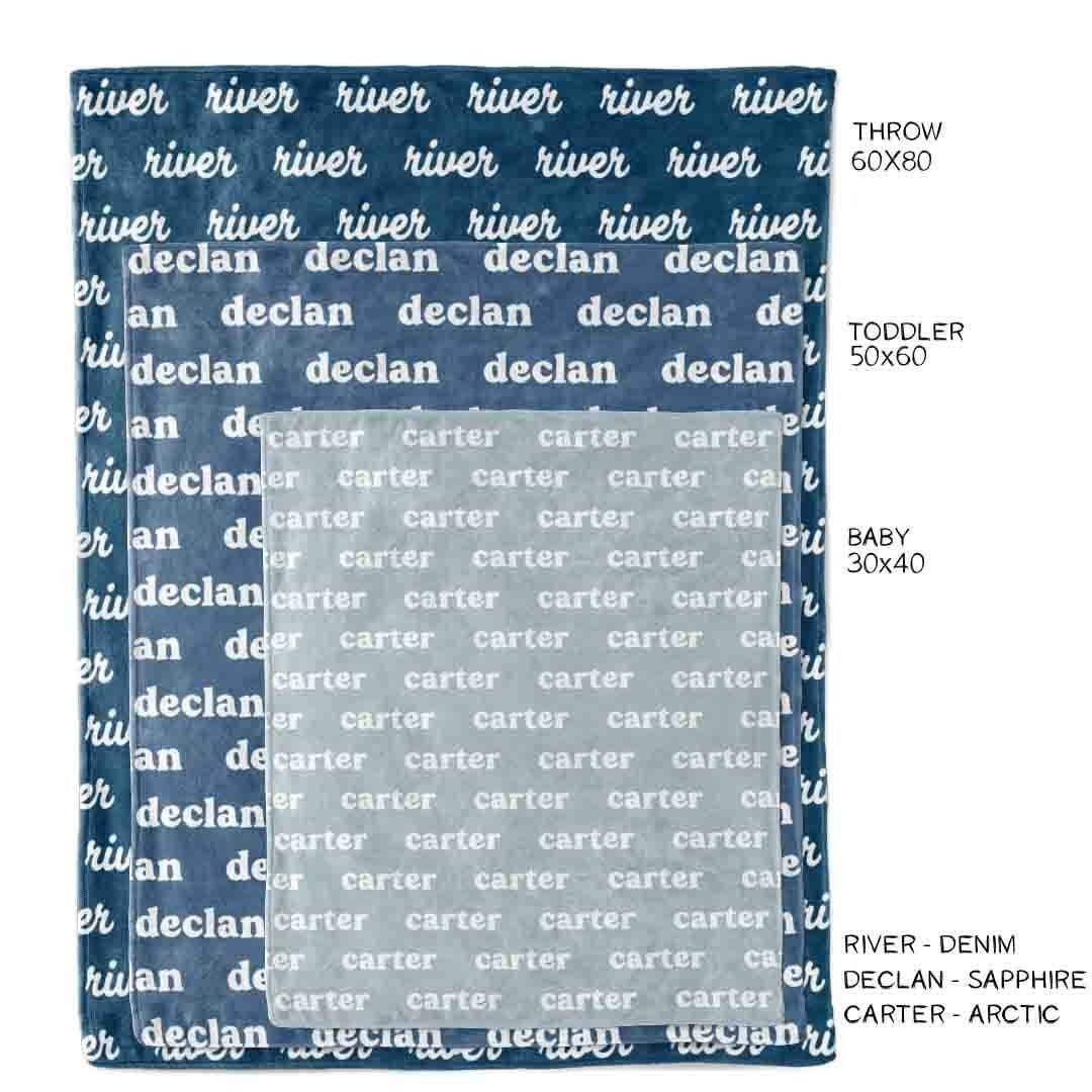 Tropical Personalized Color Blanket
