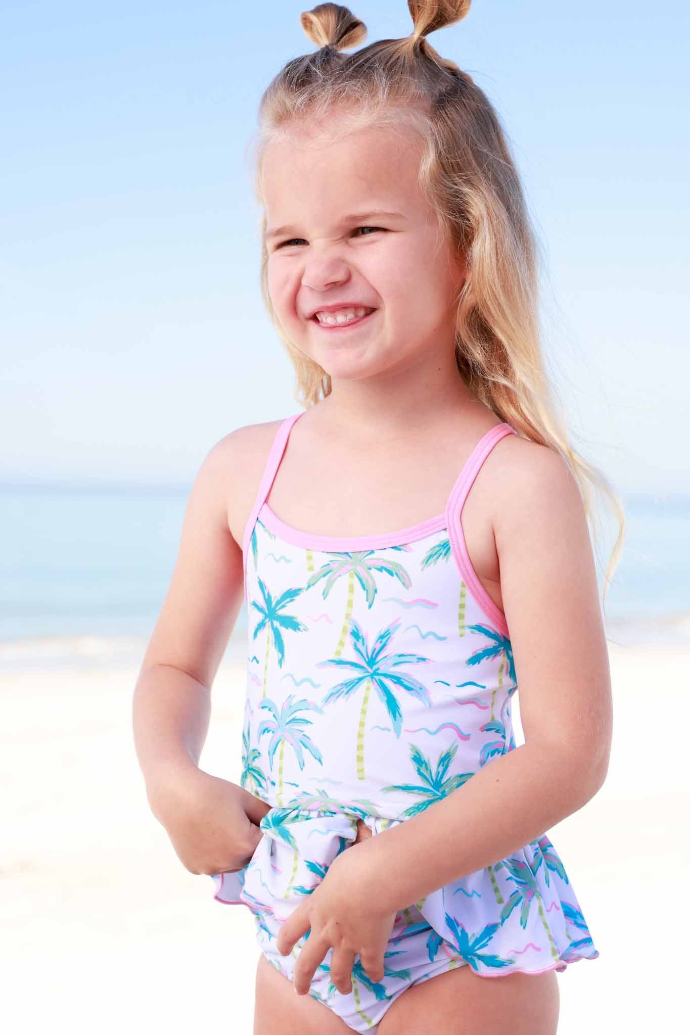 Two Piece Strappy Tankini | Blue Lagoon