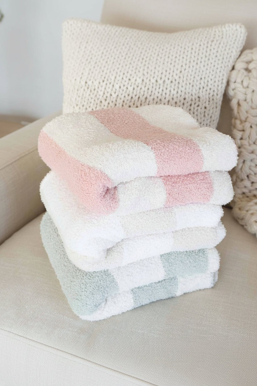CuddleLaneTM Luxe Blankets | Stripe