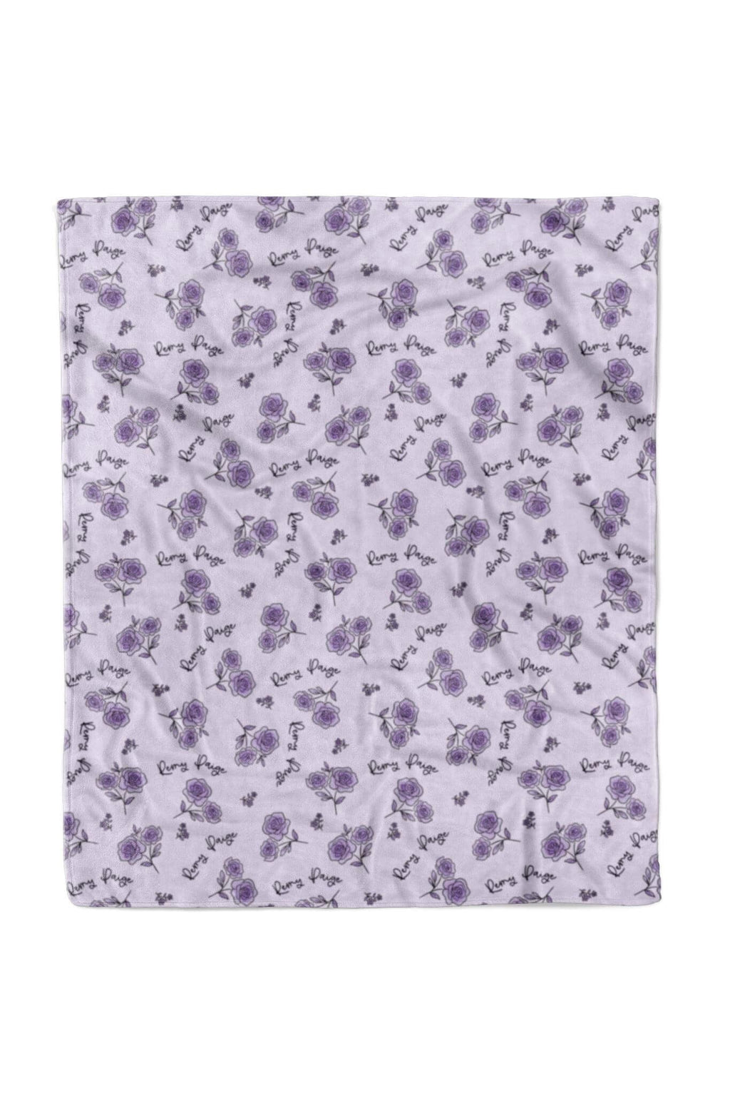 Personalized Kids Blanket | Amethyst Garden