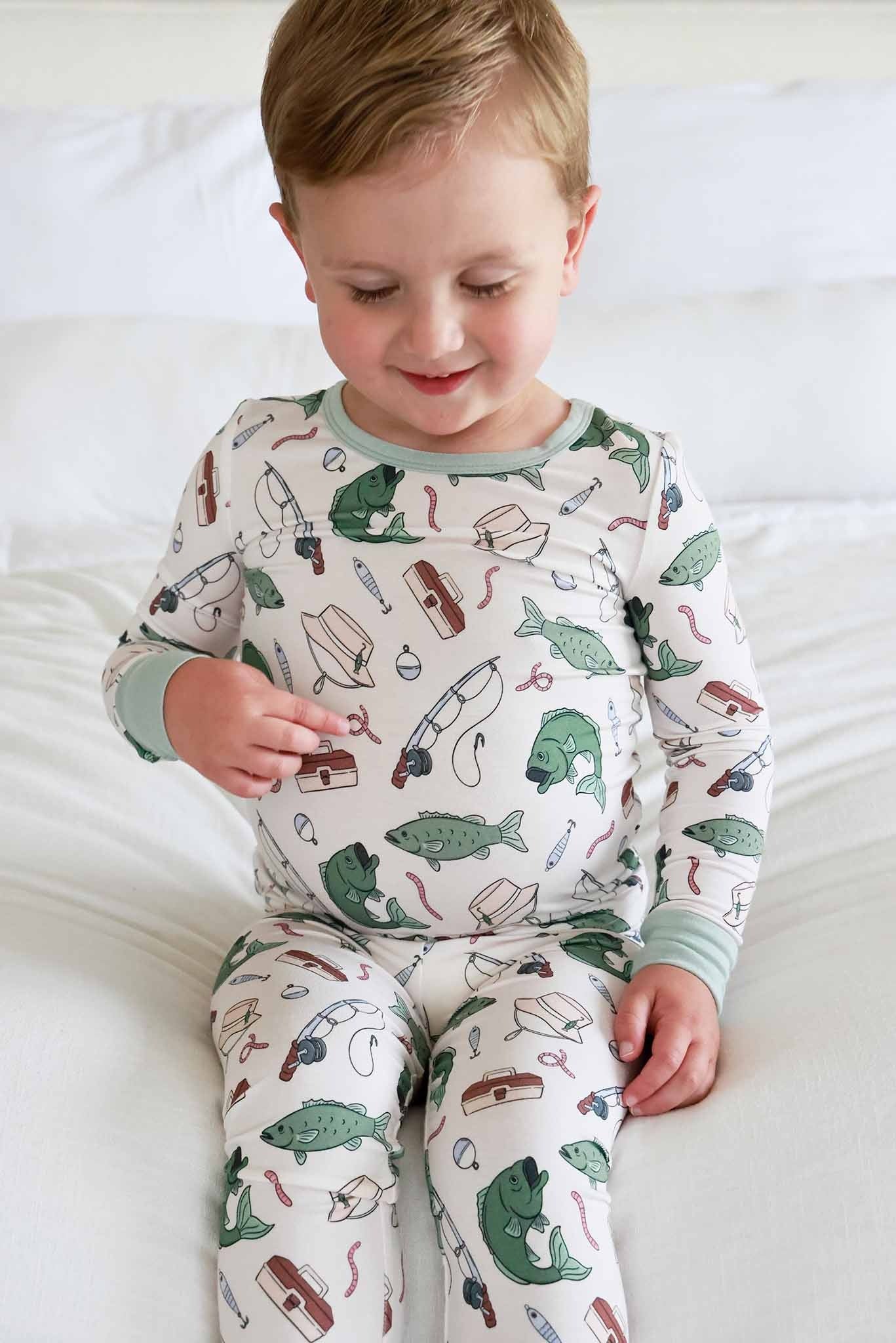 Two Piece Bamboo Pajama Set | Off the Hook