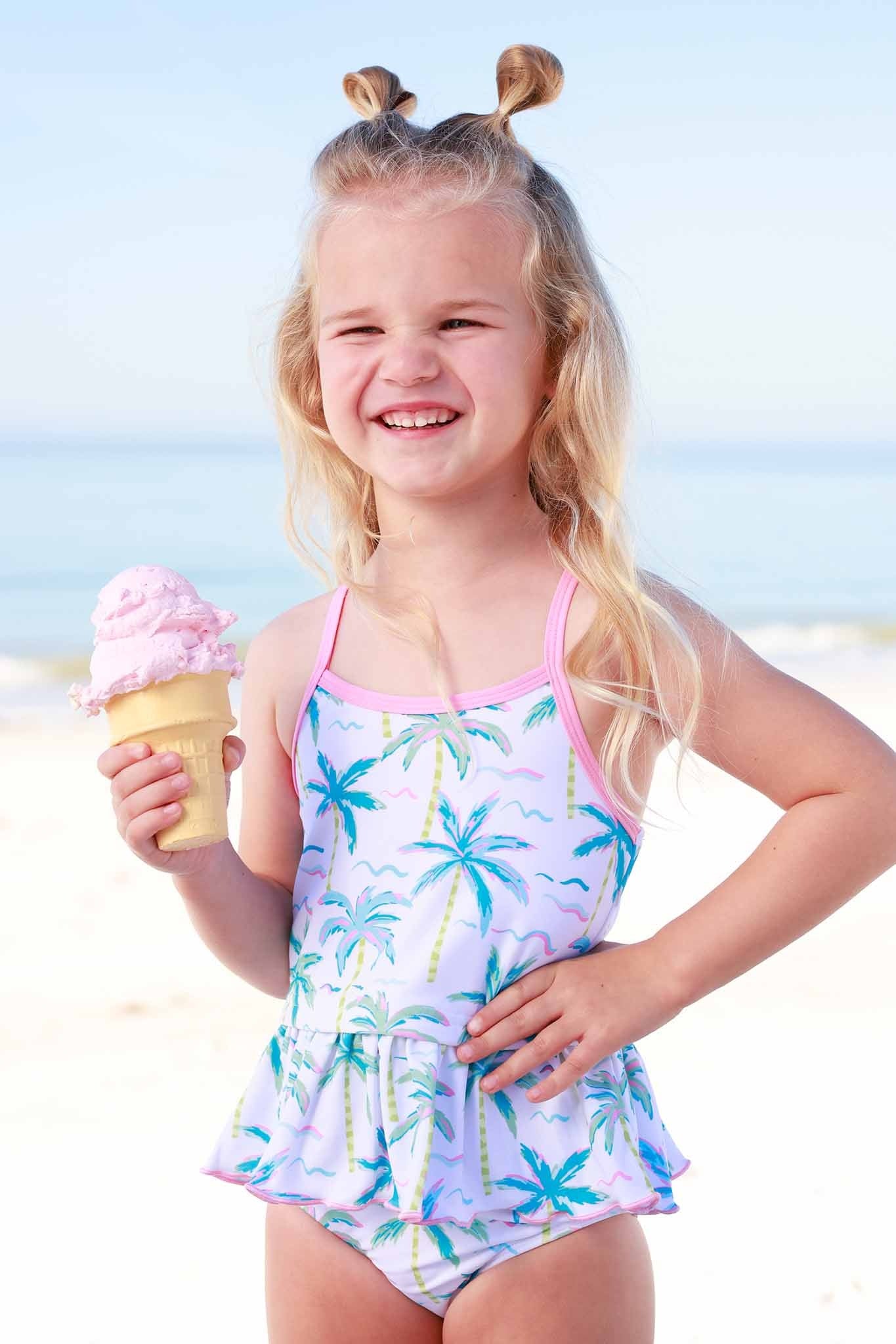 Two Piece Strappy Tankini | Blue Lagoon