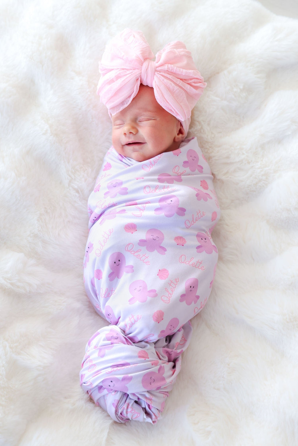 Personalized Swaddle Blanket | Sea Snuggles