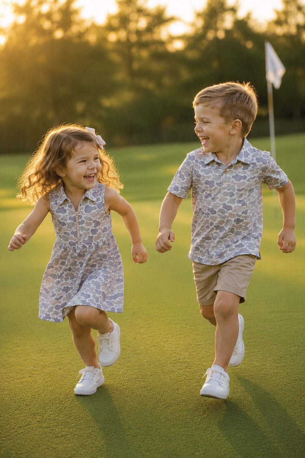 Girl's Polo Dress | Camo Cutie