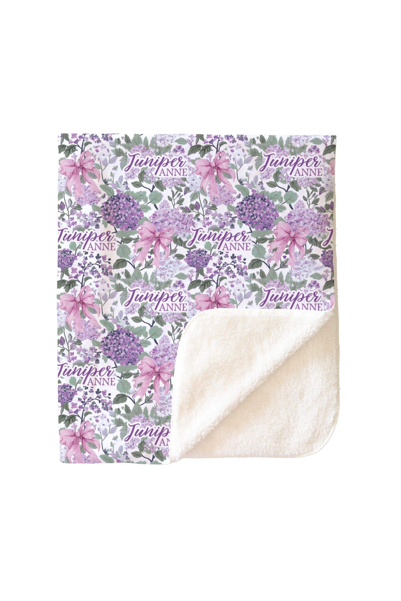 Personalized Kids Blanket | Lavender Lullaby