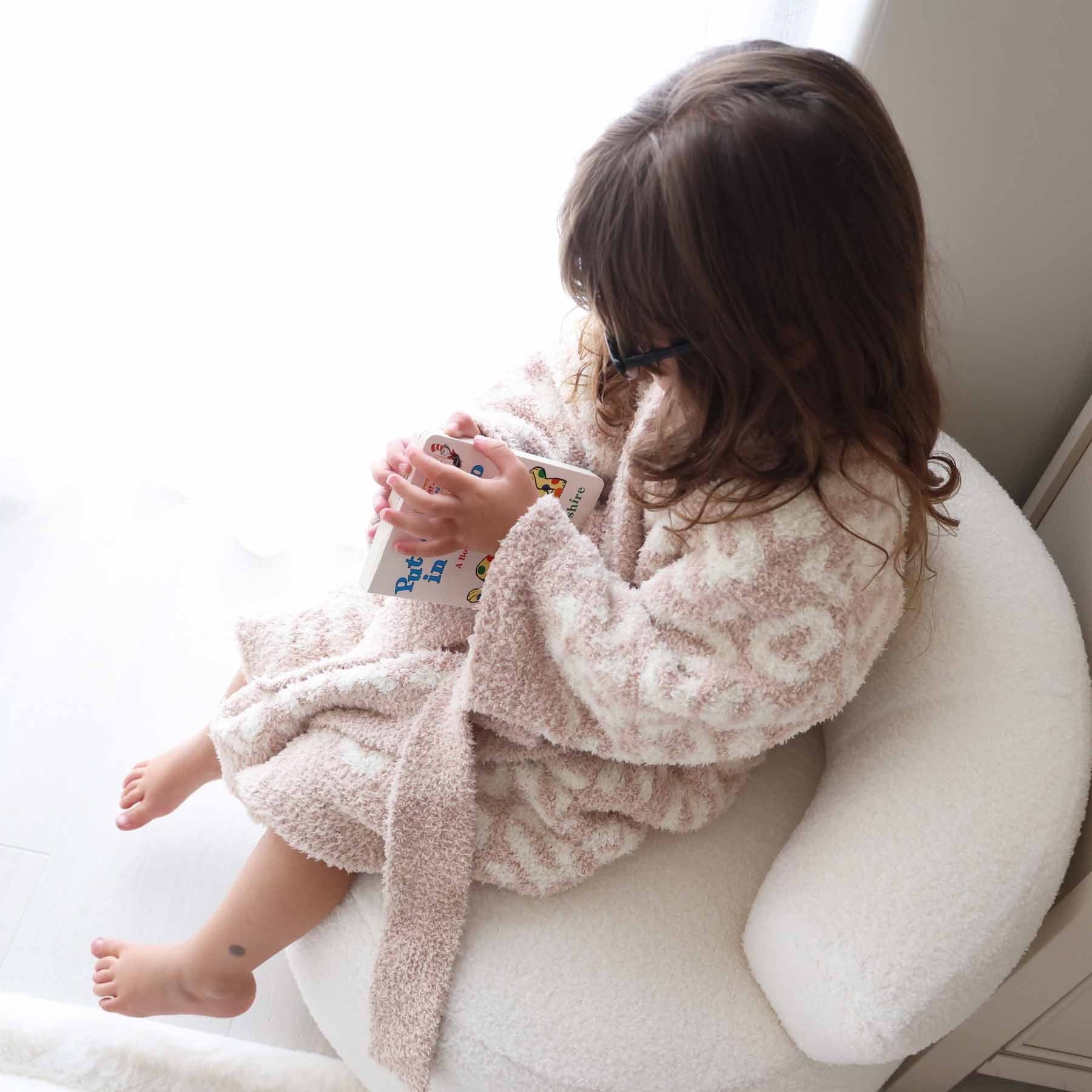 CuddleLaneTM Kids Robe | Leopard