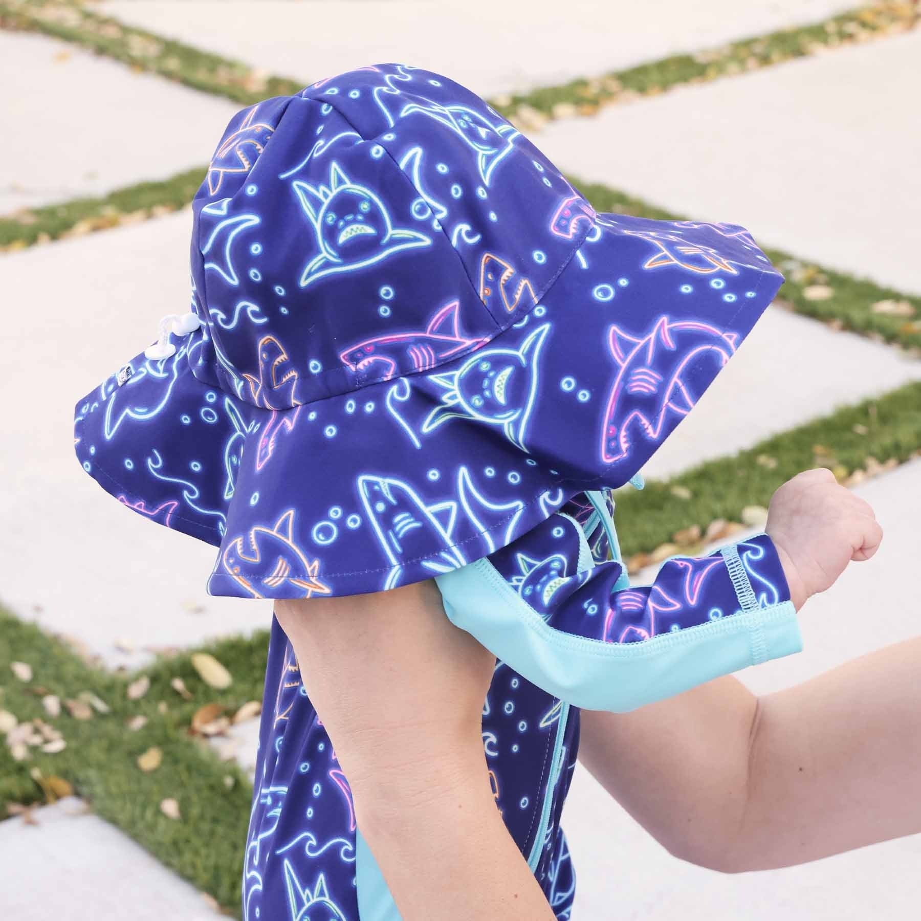 Printed Sun Hat | Glow Fins