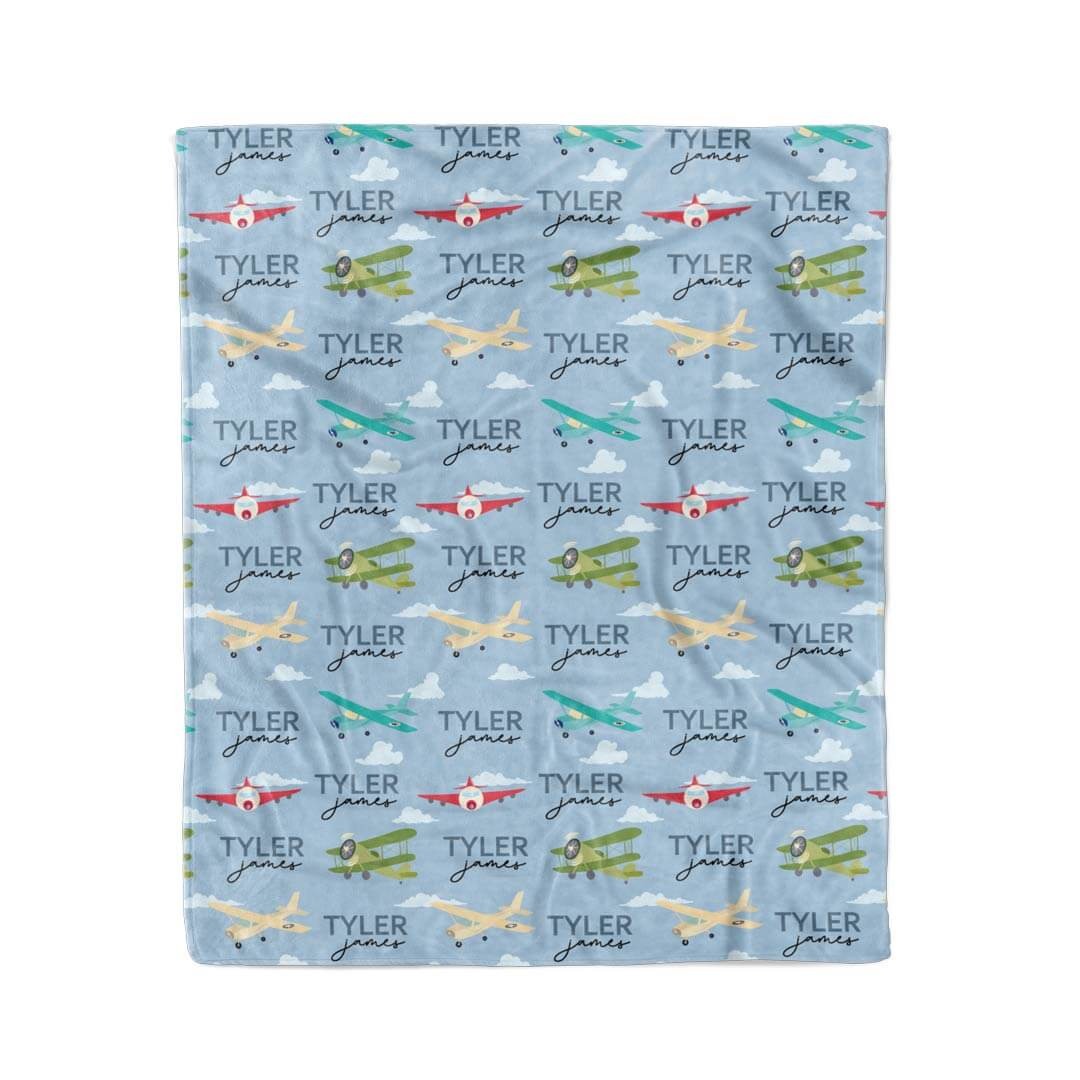 Fly Away With Me Personalized Kids Blanket