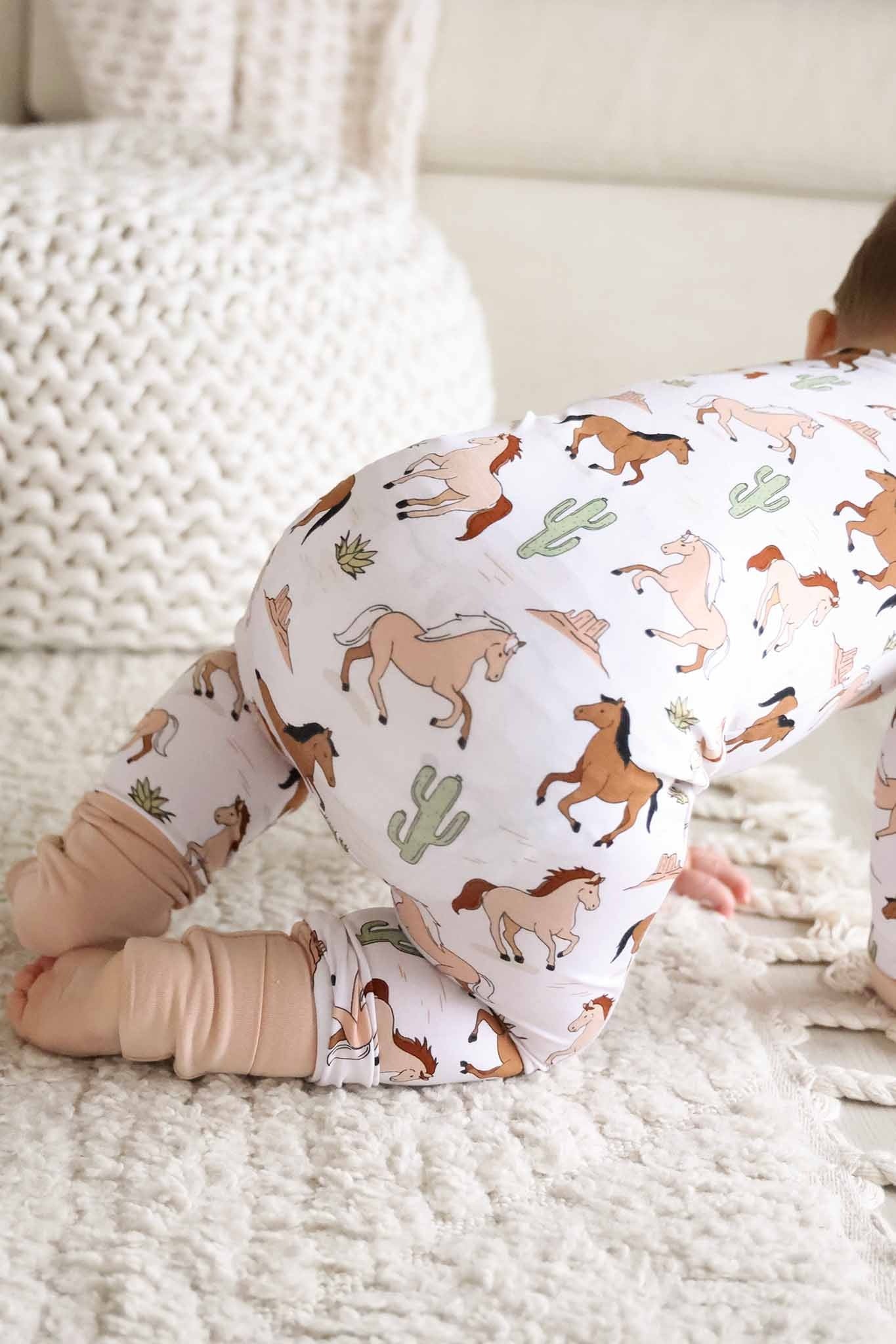 Convertible Zip Romper | Pony Club Neutral