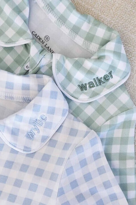 Peter Pan Collar Zipper Footie