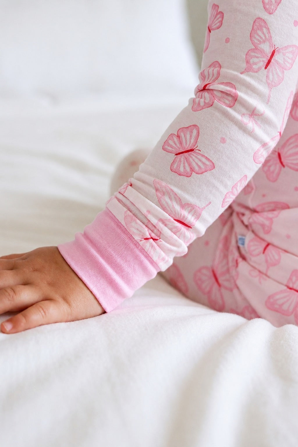 Two Piece Bamboo Pajama Set | Blooming Butterflies