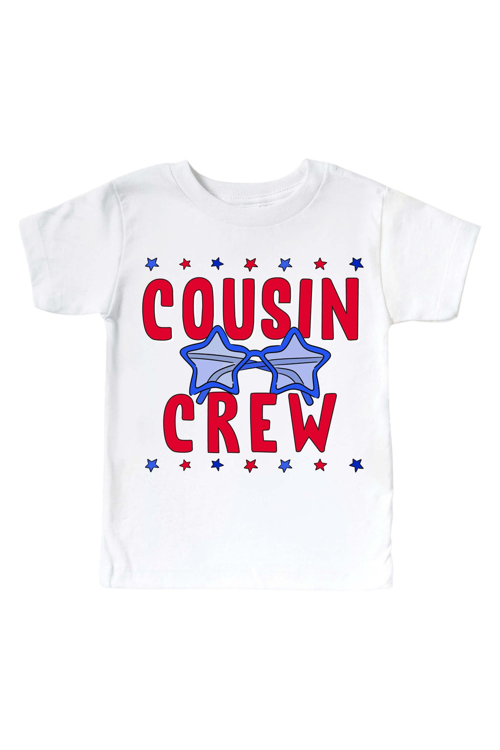 Red & White Cousin Crew Graphic Bodysuit & Kids Tee | White