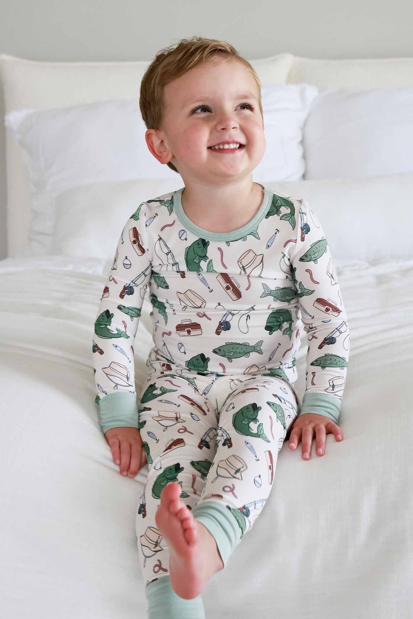 Two Piece Bamboo Pajama Set | Off the Hook