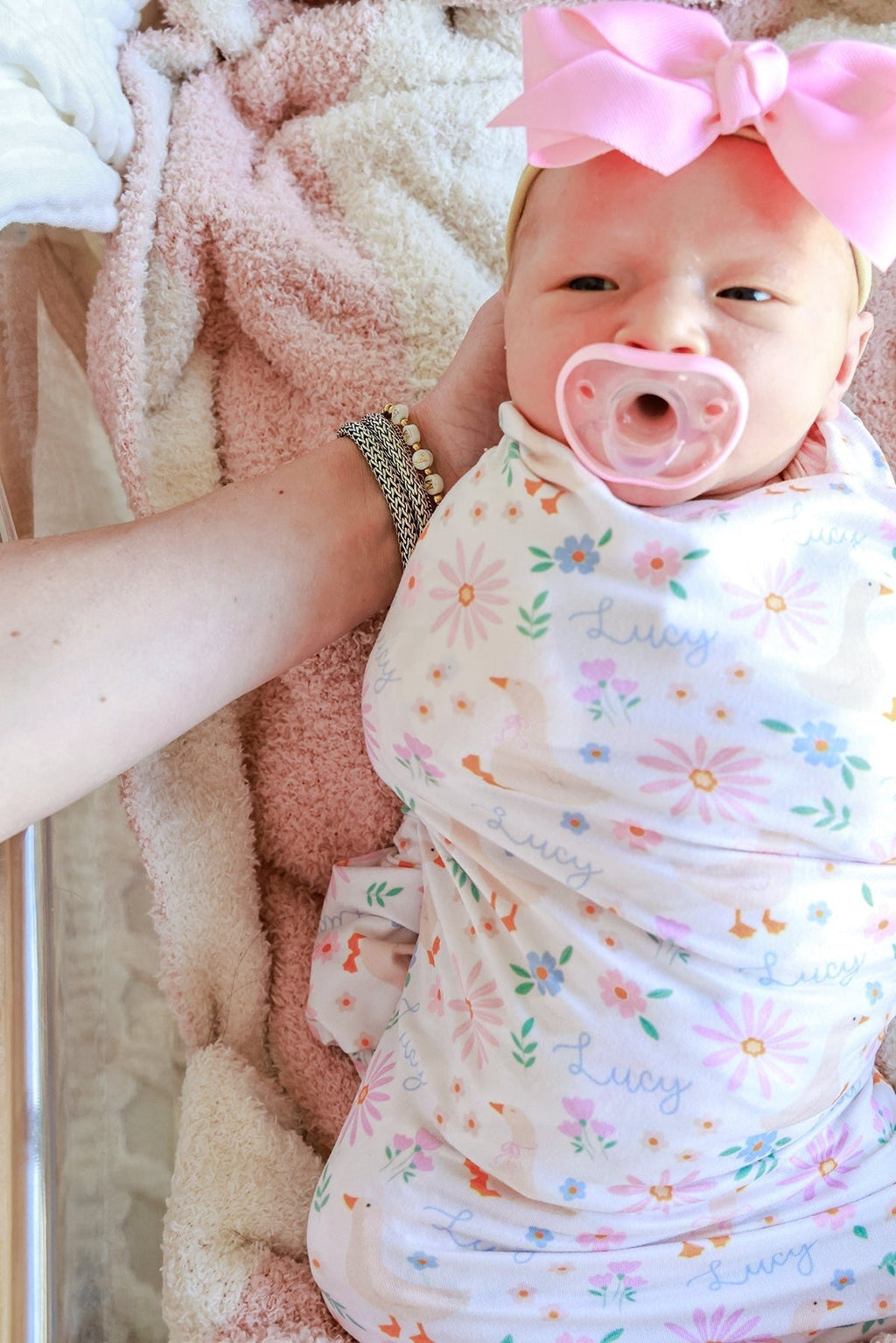 Personalized Swaddle Blanket | Loosey Goose