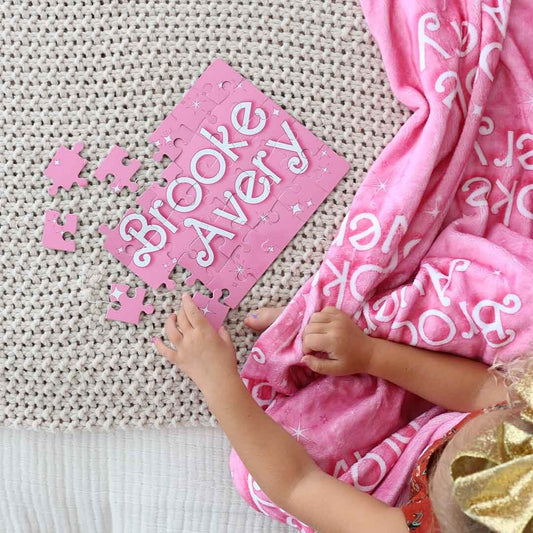 Kids Personalized 30 Piece Puzzle | Sparkle Girl