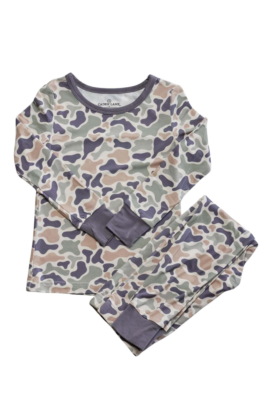 Two Piece Bamboo Pajama Set | Camo Cutie