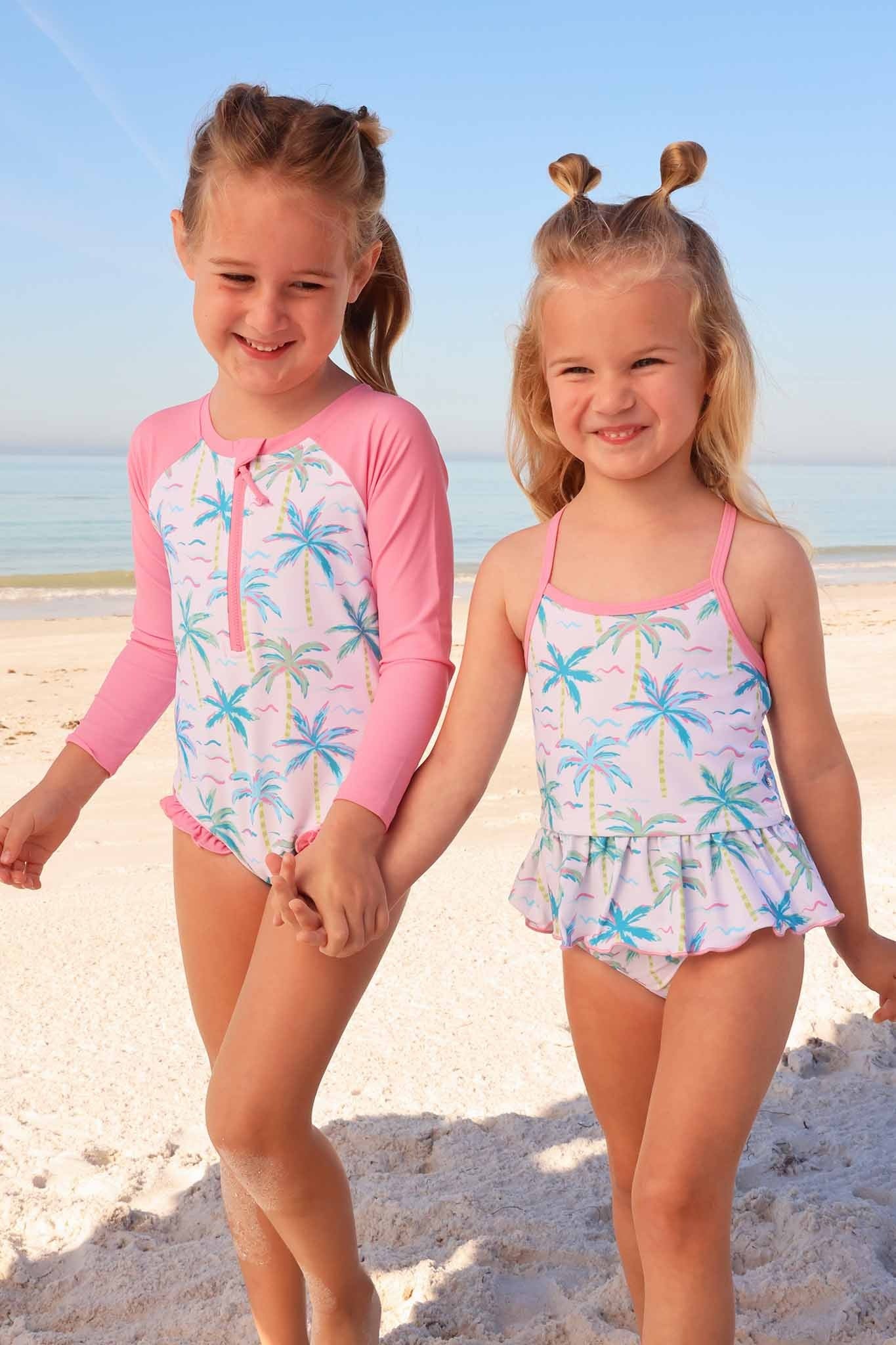 Two Piece Strappy Tankini | Blue Lagoon