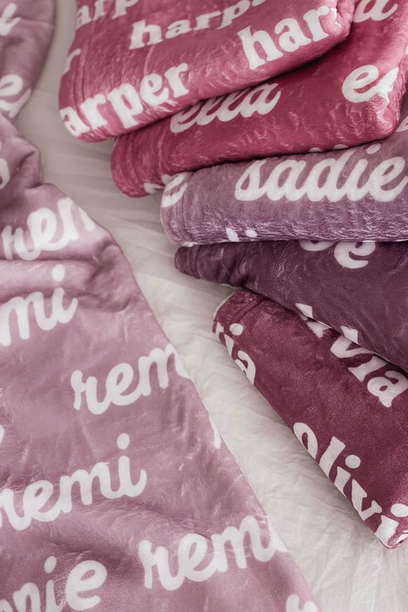 Personalized Color Blanket | Lilac