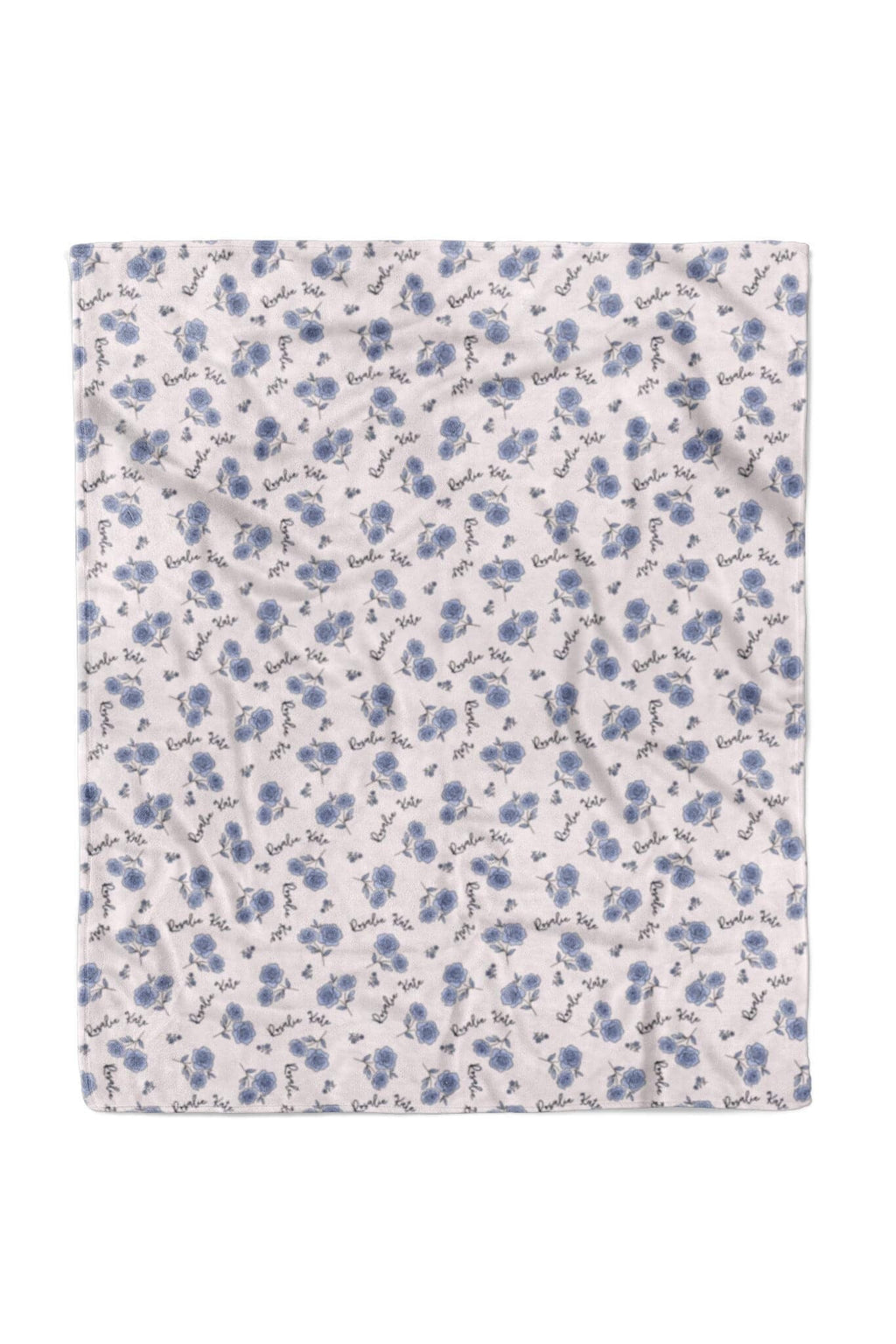 Sapphire Garden Personalized Kids Blanket