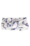 Sapphire Garden Knit Large Bow Headwrap