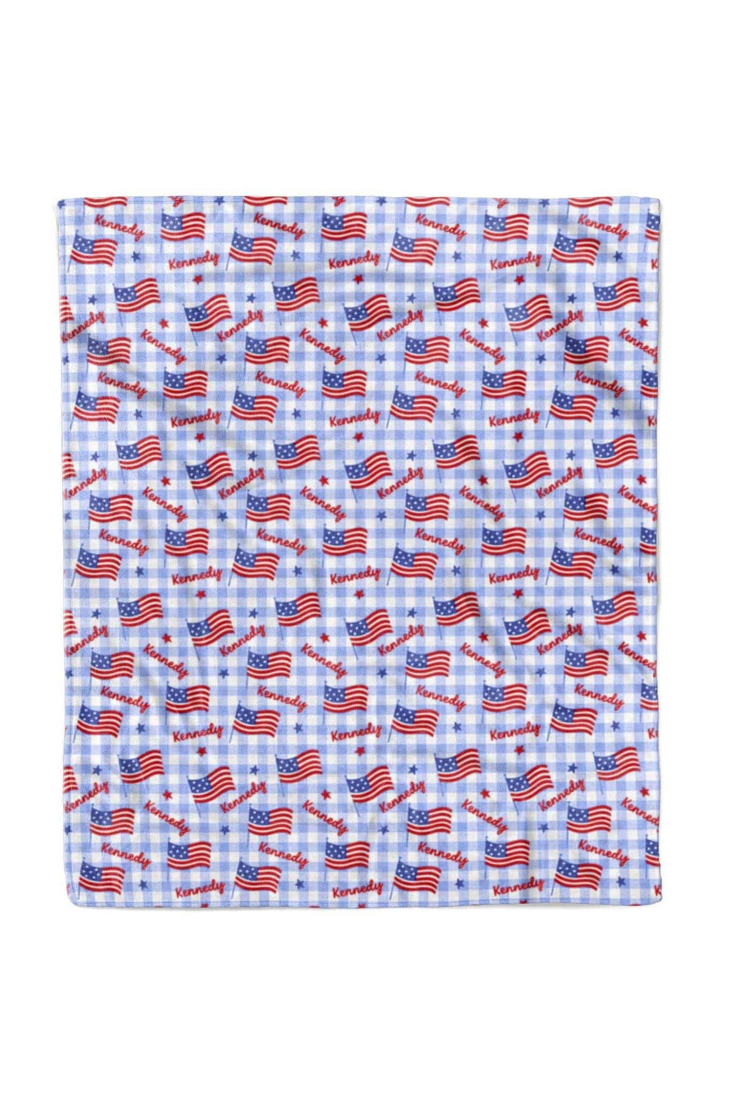 Personalized Kids Blanket | Star-Spangled Picnic